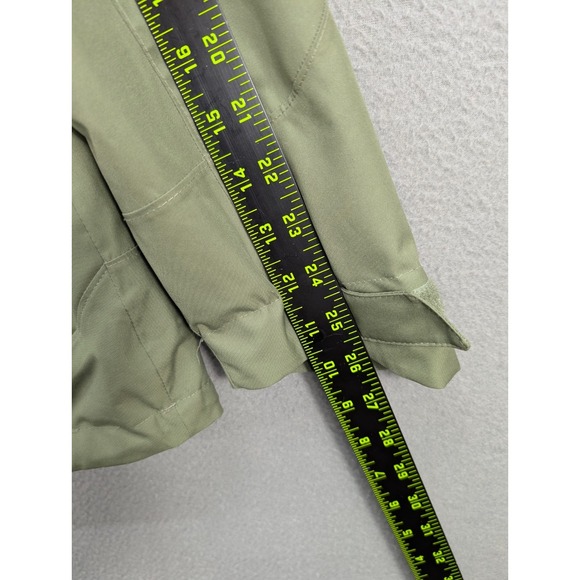 Cabela's Ski Windbreaker Fleece Jacket Men's Sz XL Green Hooded Raincoat Outdoor - Picture 15 of 16